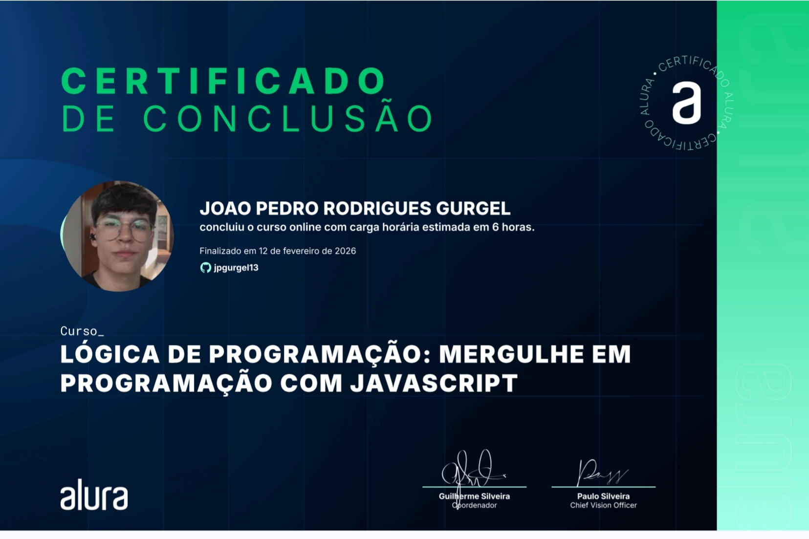 certificado alura